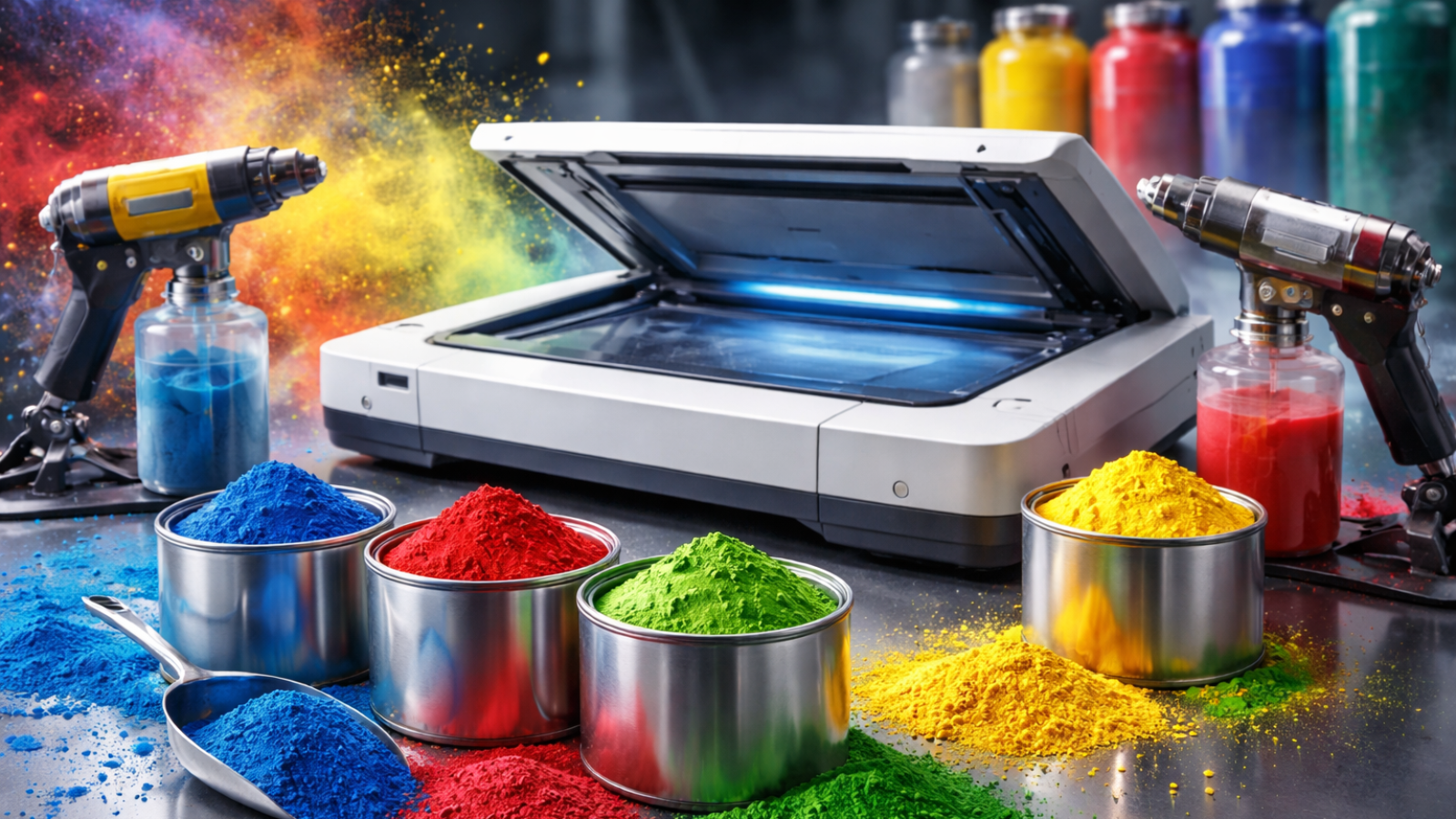 Farba proszkowa do Skanerów